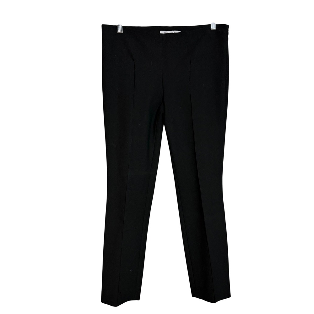 Elizabeth and James Black Tailored Straight Leg Trousers Side Zip Size 4